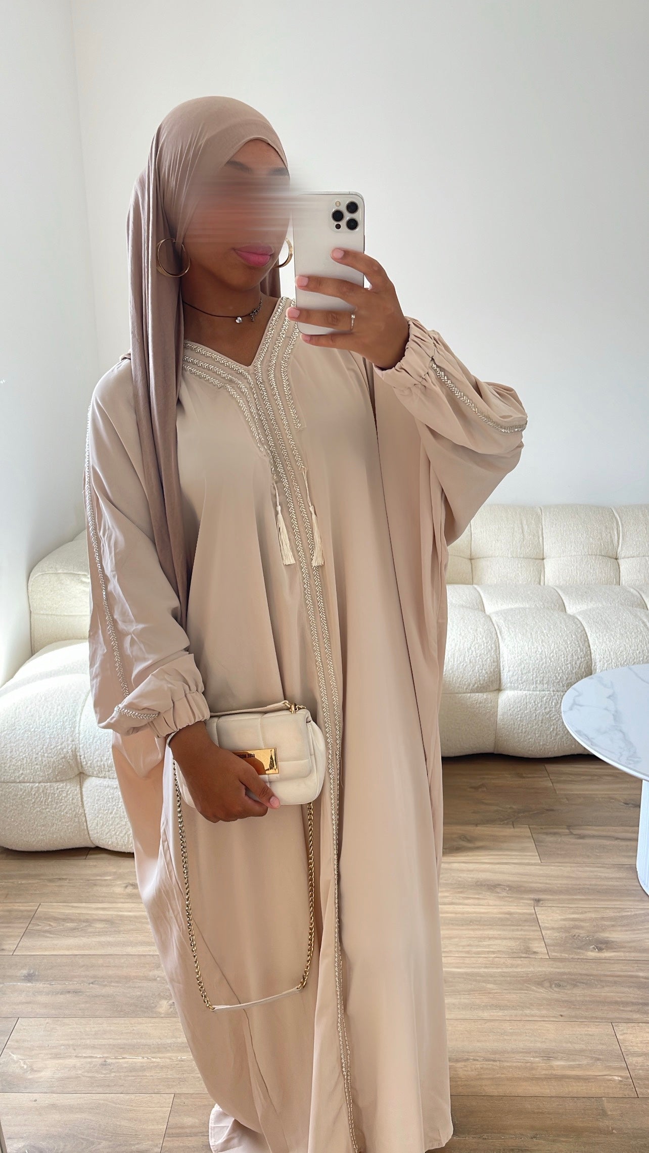 Abaya Tala beige