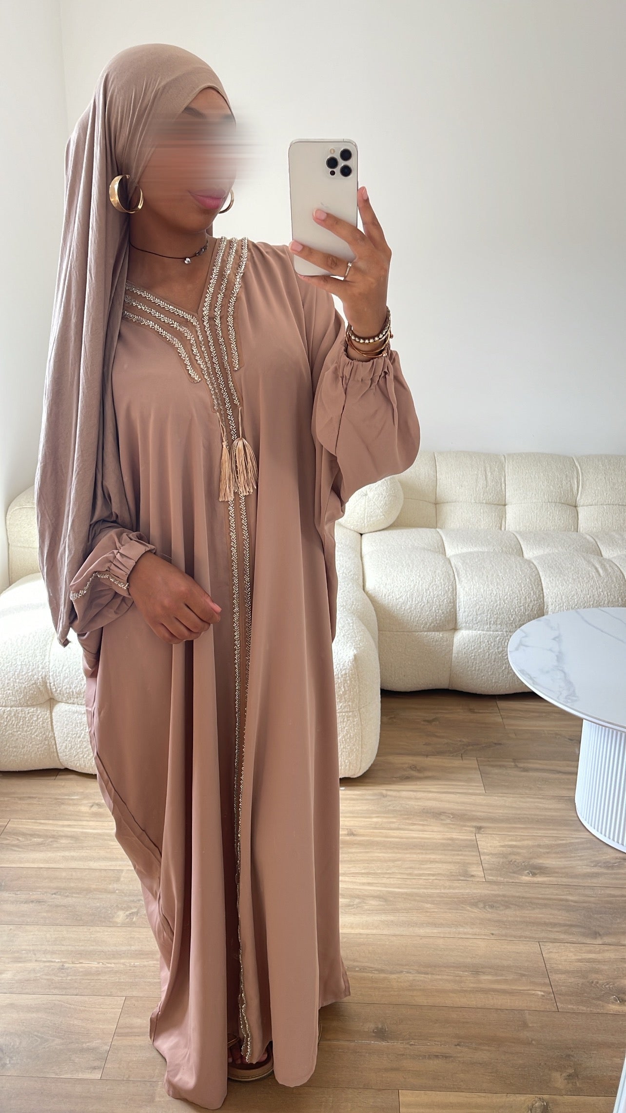 Abaya Tala taupe