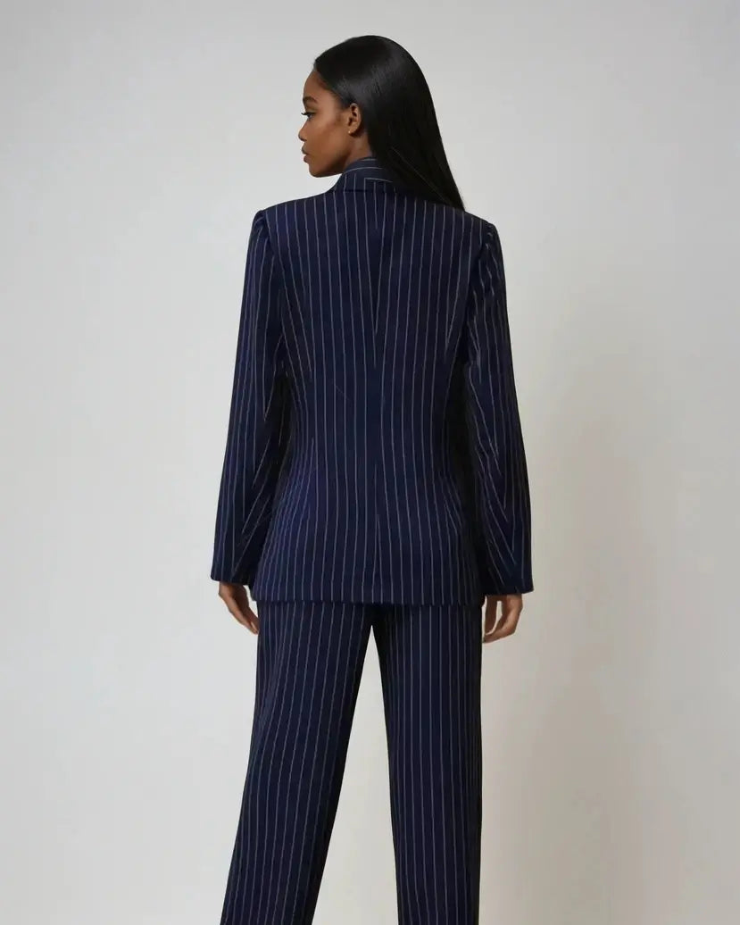 Ensemble Blazer et Pantalon à rayures CM Outfit