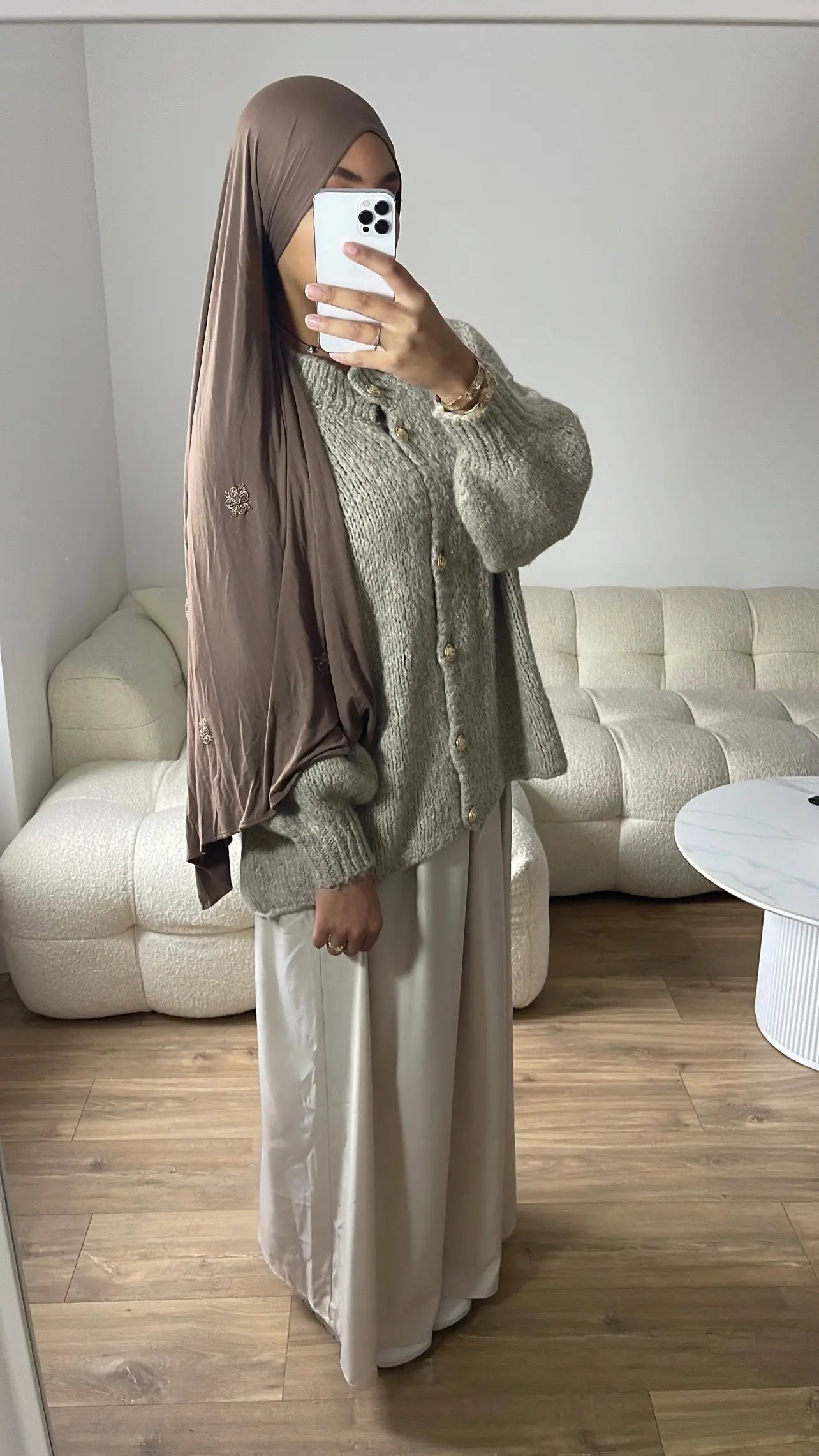 Jupe Naïsa beige CM Outfit