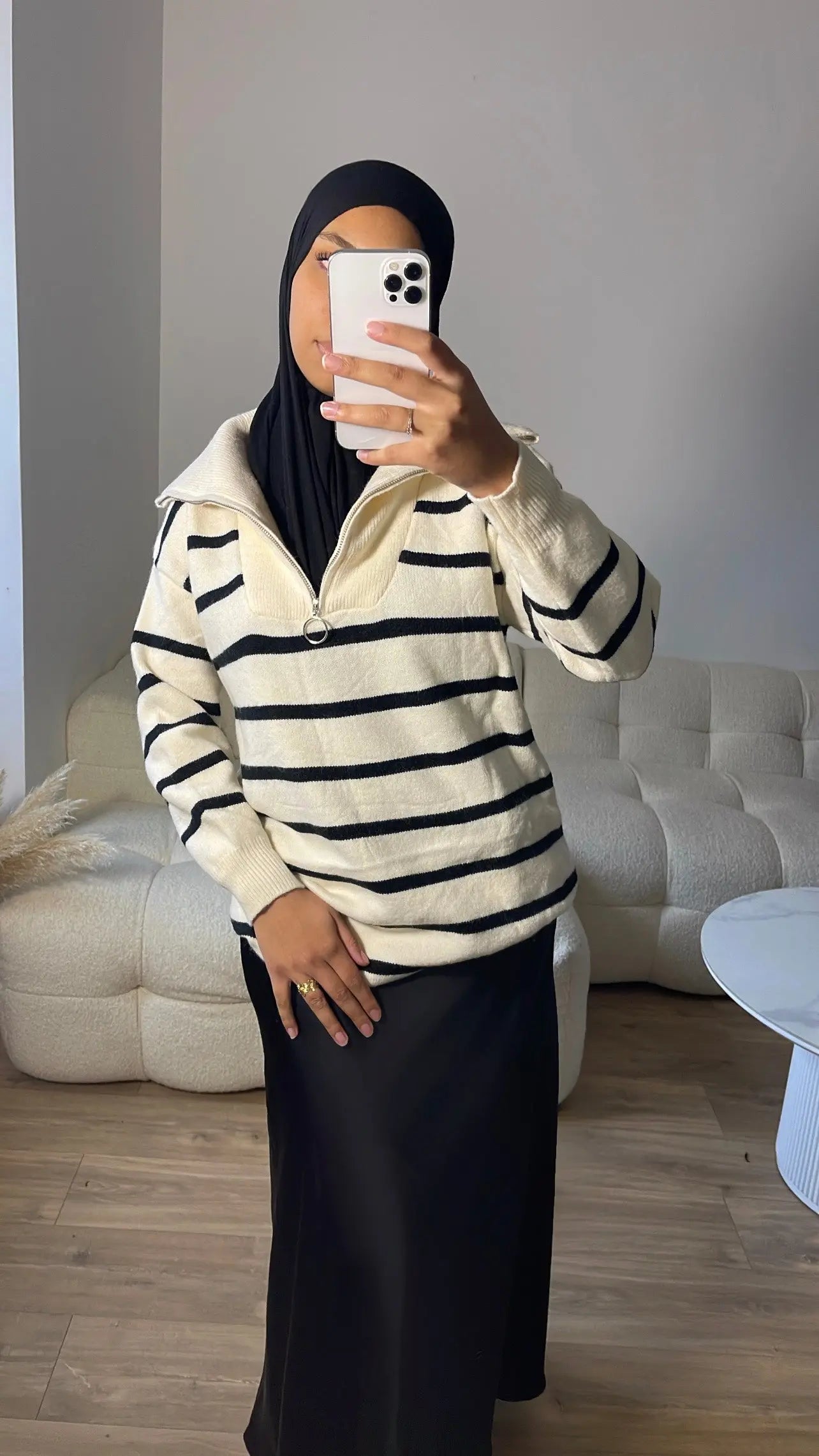 Pull oversize à rayures CM Outfit