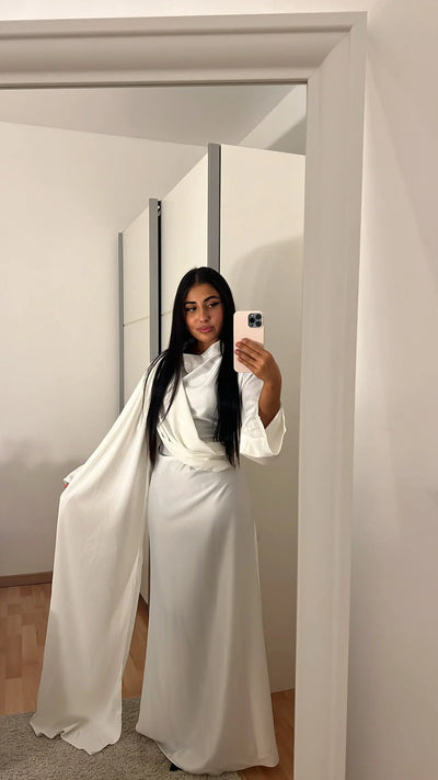 Robe Aleyna blanche CM Outfit